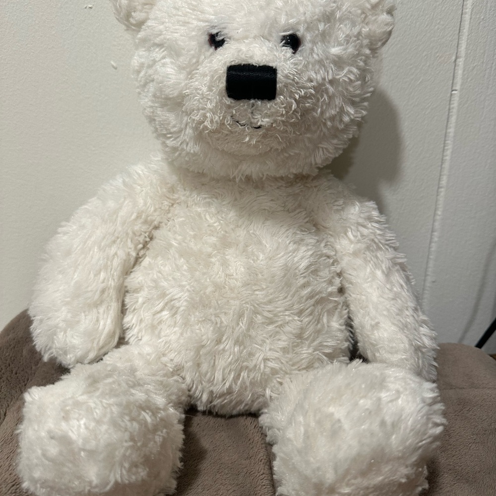 BMW White and Black Plush Stuffed Teddy Bear by GUND made exclusively for BMW